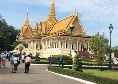 Kambodža - Královský palác v Phnompenhu